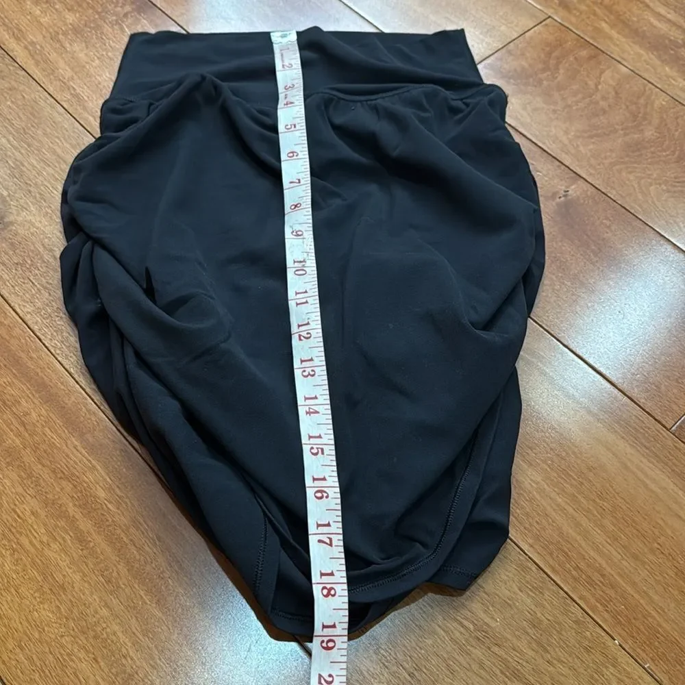 Athleta Black Transcend Skort Pencil Skirt Size SP‎